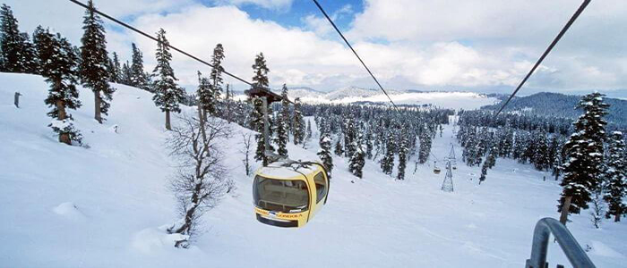 Gulmarg Gondola Jammu, and Kashmir